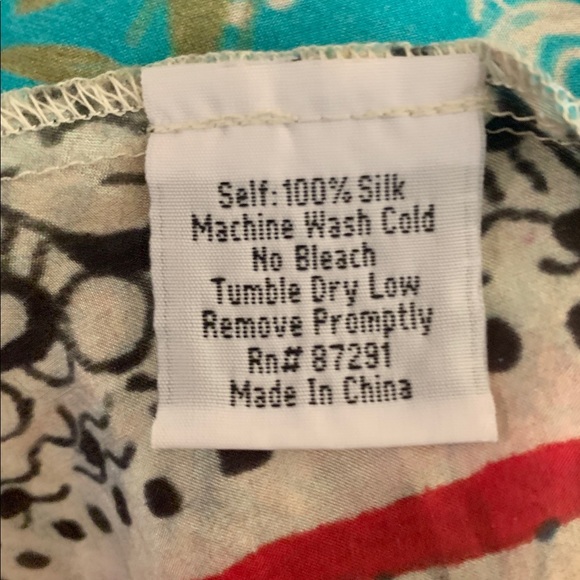 NWT Johnny Was Silk Blouse - Picture 2 of 7